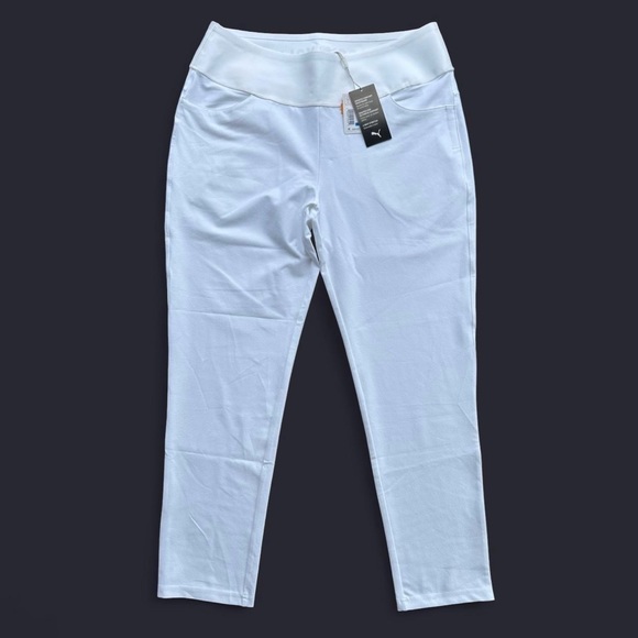 Puma PWRSHAPE Golf Pants in Bright White Size XL NWT - Picture 1 of 16